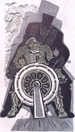 Spotprent over De Spaarnestroom (lijst optie, Lithos), Verzenden