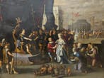 Frans Francken II (1581-1642), Kring van - Dario el Grande y, Antiek en Kunst, Kunst | Schilderijen | Klassiek