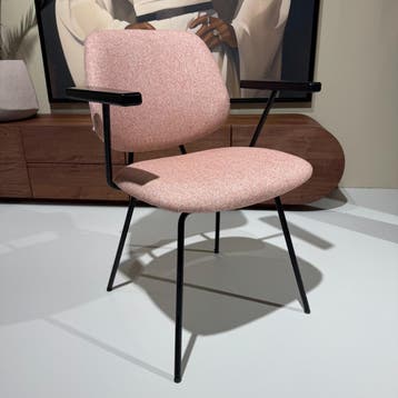 Armstoel Lynn - Roze - Set van 7 - Eleonora, Huis en Inrichting, Ophalen of Verzenden, Nieuw, Modern, Eén