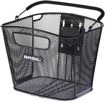 Basil Bold Front KF - Fietsmand - Voor - Staal - Zwart, Ophalen of Verzenden, Nieuw
