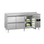 GGM Gastro | Koelwerkbank ECO - 1795x700mm - 417 liter - met, Verzenden, Nieuw in verpakking, RVS Meubilair