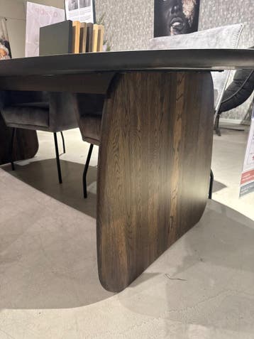 Eettafel Marandi - 240x100 - Eiken Mocca - IN.HOUSE, Eikenhout, Nieuw, Scandinavisch, 150 tot 200 cm