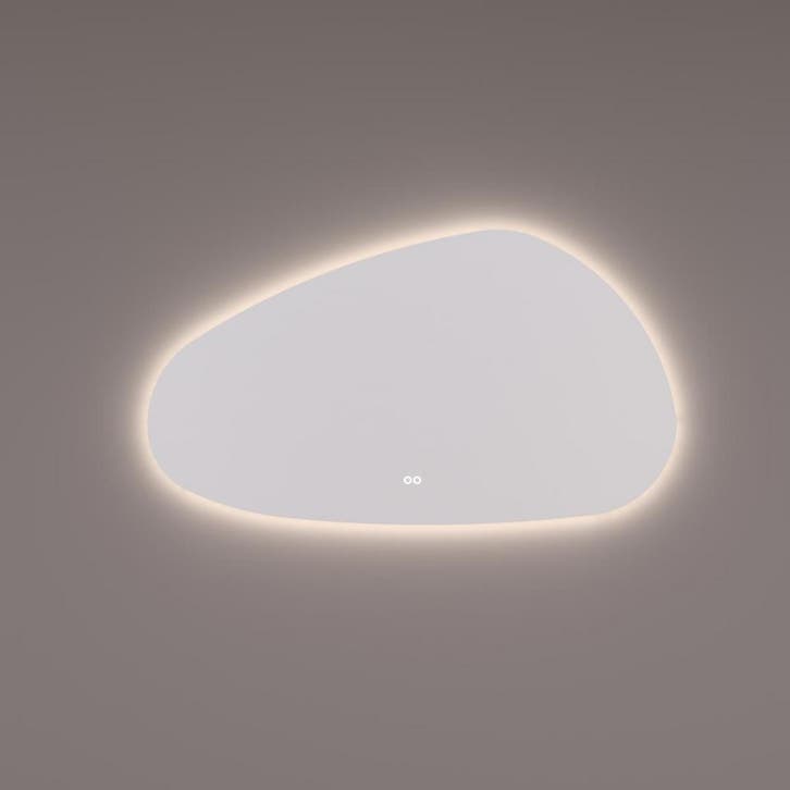 HIPP Design spiegel Organisch met Indirecte LED Rondom -, Huis en Inrichting, Woonaccessoires | Spiegels, Nieuw, Ophalen of Verzenden