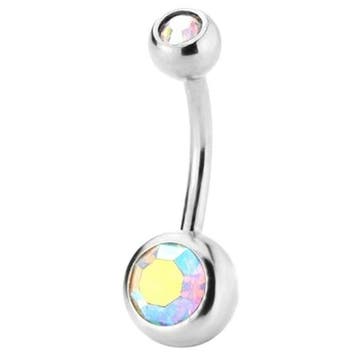 Fako Bijoux - Navelpiercing - Kristal - Multicolour, Verzenden, Nieuw