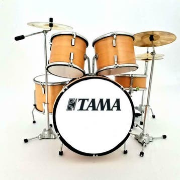Miniatuur decoratief Tama licht bruin drumstel, Ophalen of Verzenden, Nieuw, Overige typen
