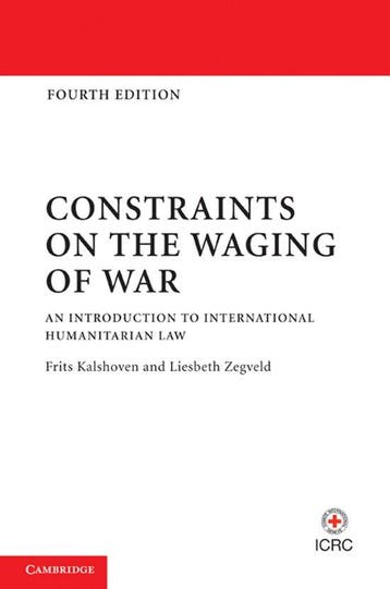 9781107011663 Constraints On The Waging Of War, Verzenden, Nieuw, Frits Kalshoven