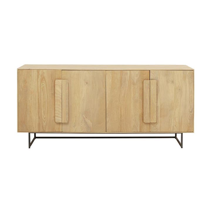 *WOONWINKEL* Kare Design Mulino Modern Dressoir Licht Hout, Huis en Inrichting, Kasten | Dressoirs, Nieuw, Verzenden