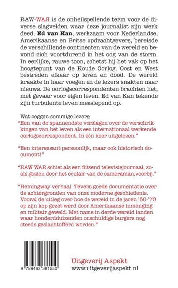 Raw War 9789463381550 Ed van Kan, Boeken, Verzenden, Gelezen, Ed van Kan