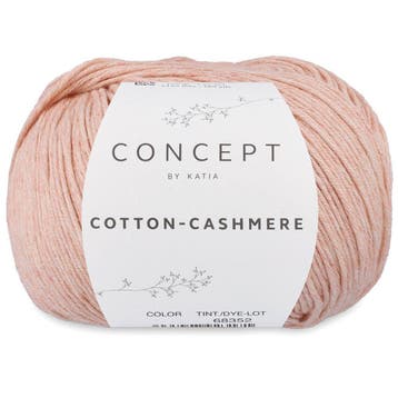 Katia Concept Cotton-Cashmere - 66 Zalmroze - Garen, Ophalen of Verzenden, Nieuw