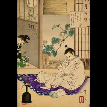 Tsukioka Yoshitoshi /  (1839–1892) Hidetsugu; uit de