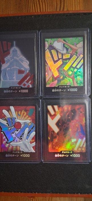 Bandai - 4 Card - One Piece - One Piece TCG – Set di 4 Carte, Nieuw