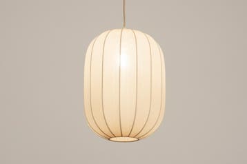Rietveld Hanglampen - Beige, Zand - Stof, Metaal, Huis en Inrichting, Lampen | Hanglampen, Verzenden, Nieuw