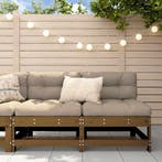 Tuinbank Massief Hout | 2 Stuks Tweedekansje | OP=OP, Tuin en Terras, Tuinbanken, Ophalen of Verzenden, Nieuw, Hout, Schommelbank