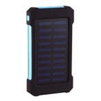 Solar Charger 30.000mAh Externe Powerbank Zonnepaneel, Telecommunicatie, Powerbanks, Verzenden, Nieuw, Stuff Certified®