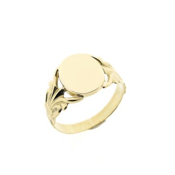 8 karaat zegelring, Sieraden, Tassen en Uiterlijk, Ringen, Gebruikt, 20 of groter, Ophalen of Verzenden, Goud
