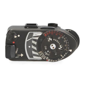 Leica-meter MR zwart - 1 jaar garantie, Ophalen of Verzenden, Zo goed als nieuw