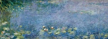 Kunstdruk Claude Monet - Seerosen I 138x51cm, Verzenden, Nieuw