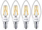 4 stuks Philips SceneSwitch LED 5W-2.5W-1W E14 filament k..., Huis en Inrichting, Lampen | Overige, Ophalen of Verzenden, Nieuw