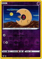 Lunatone 072/189 Rverse Holo Darkness Ablaze, Ophalen of Verzenden, Nieuw, Losse kaart, Foil