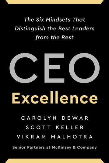CEO Excellence - Carolyn Dewar 9781668000458, Verzenden, Zo goed als nieuw, Carolyn Dewar
