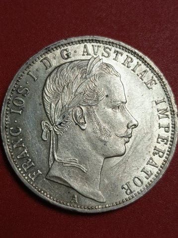 Oostenrijk. Franz Joseph I. 1 Florin 1859 (Zonder