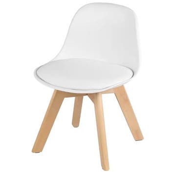 Kinderstoel met rugleuning en houten poten voor kinderkamer, Kinderen en Baby's, Verzenden, Nieuw