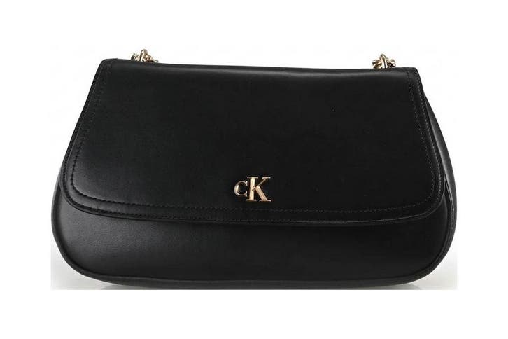 Calvin Klein Schoudertas Zwart, Sieraden, Tassen en Uiterlijk, Tassen | Damestassen, Zwart, Zo goed als nieuw, Verzenden