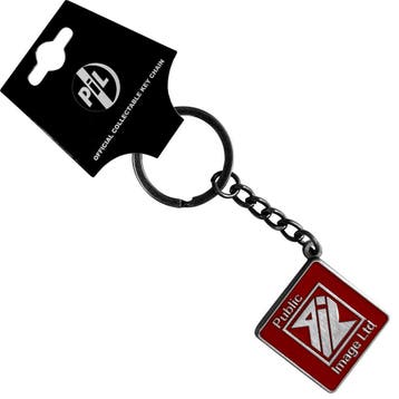 PIL Public Image Ltd New Logo Red - Sleutelhanger off merch., Ophalen of Verzenden, Nieuw, Gebruiksvoorwerp