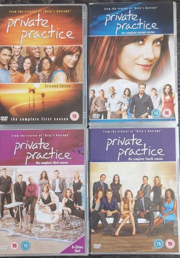 Private Practice season 1-4                 Gratis verzenden, Cd's en Dvd's, Vanaf 12 jaar, Verzenden, Gebruikt, Overige genres