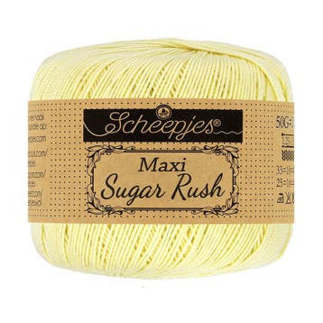 Scheepjes Maxi Sugar Rush - 101 candle light - Katoen Gare, Ophalen of Verzenden, Nieuw