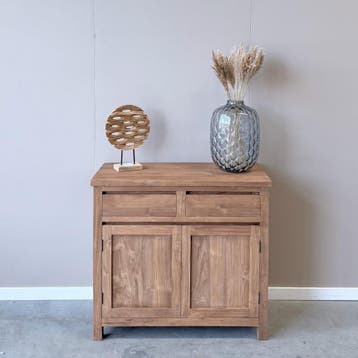 Modern dressoir 100cm gerecycled teakhout, Huis en Inrichting, Ophalen of Verzenden, Nieuw