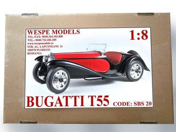 Wespe Models 1:8 - Modelauto - Bugatti T55 - Kit to assemble, Nieuw