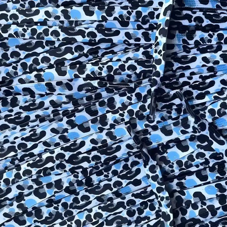 Bape veters - Zwart Blauw • 120  cm x 8 mm, Kleding | Heren, Schoenen, Ophalen of Verzenden