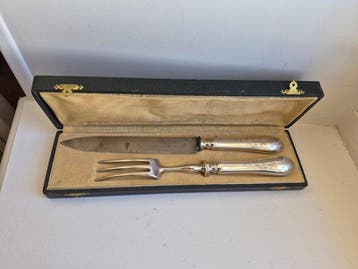 Groente serveerlepel (2) - zilverbekleed