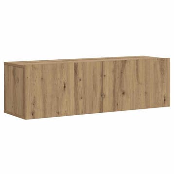vidaXL Tv-wandmeubel 100x30x30 cm bewerkt hout artisanaal, Verzenden, Nieuw, Overige houtsoorten