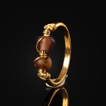 Oud-Romeins, Keizerrijk Ring met draadgewikkelde Romeins