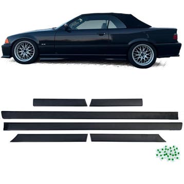 Brede stootlijsten BMW 3 serie E36 coupe cabrio B9230, Nieuw, BMW