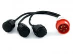 stroomverdeler  16A naar 3x220V, Ophalen of Verzenden, Nieuw, Kabel of Snoer