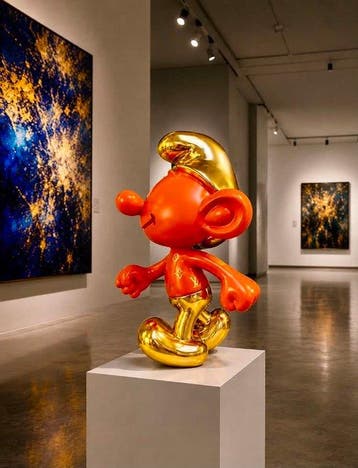 NewArtsy X - Smurf Statue Louis Vuitton XL