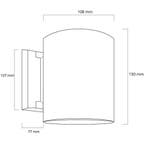 Solar LED wandlamp up downlight Sverre - rond, Zonne-energie, Verzenden, Minder dan 50 watt, Wandlamp