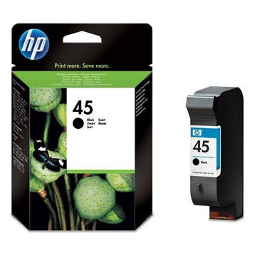 HP 45 (51645AE) inktcartridge zwart (origineel), Verzenden, Nieuw, Cartridge, HP