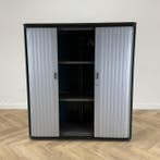 Gispen roldeurkast vv 2 legborden en sleutel (hxbxd), Ophalen of Verzenden, Gebruikt