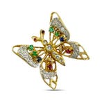 Broche - 14 karaat Geel goud, Exclusieve 14k geelgoud 0,50
