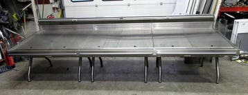 Smeva RVS Koeleiland – B380 x D130 x H112 cm – zonder motor, Gebruikt