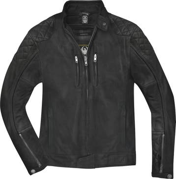 Merlin Stockton Zwart Leren Motorjas, Nieuw met kaartje, Jas | leer, Merlin, Heren