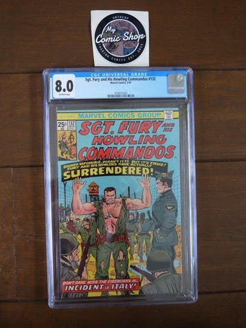 Sgt. Fury (1963) #132 - 1 Graded comic - Eerste druk - 1971, Nieuw