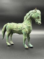sculptuur, Cheval de bronze - 22 cm - Brons - 1880, Antiek en Kunst