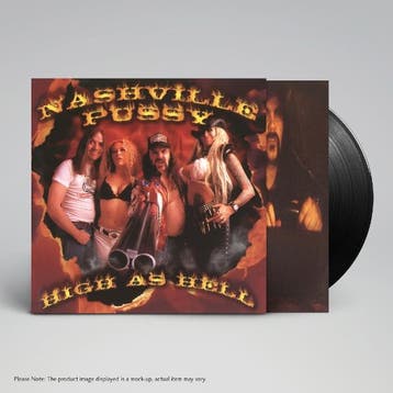 lp nieuw - nashville pussy - HIGH AS HELL (nieuw), Verzenden, Zo goed als nieuw, Overige formaten