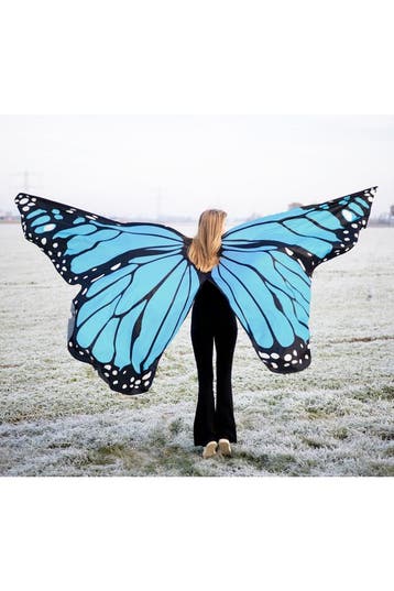 Grote Vlinder Vleugels Kinderen Blauw 134 140 146 152 158 16, Ophalen of Verzenden, Nieuw, Meisje