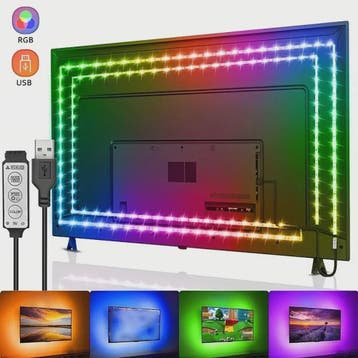 USB LED Strip Verlichting met 3-Key Bediening voor TV & Fees, Huis en Inrichting, Verzenden, Nieuw